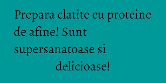 Prepara clatite cu proteine de afine! Sunt supersanatoase si delicioase!