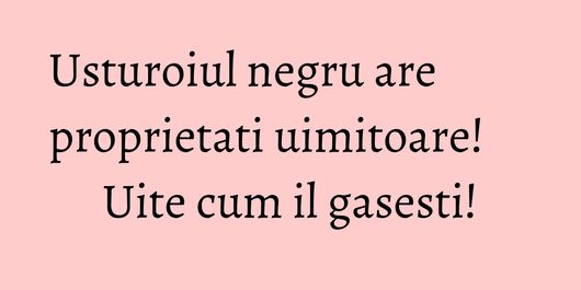 Usturoiul negru are proprietati uimitoare! Uite cum il gasesti!