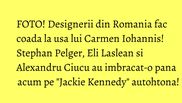 Prima Doamna a purtat o tinuta semnata Eli Laslean la dineul dat in cinstea Principesei Margareta