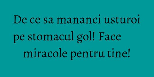 De ce sa mananci usturoi pe stomacul gol! Face miracole pentru tine!
