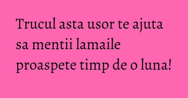 Trucul asta usor te ajuta sa mentii lamaile proaspete timp de o luna! Trucul asta usor te ajuta sa mentii lamaile proaspete timp de o luna!