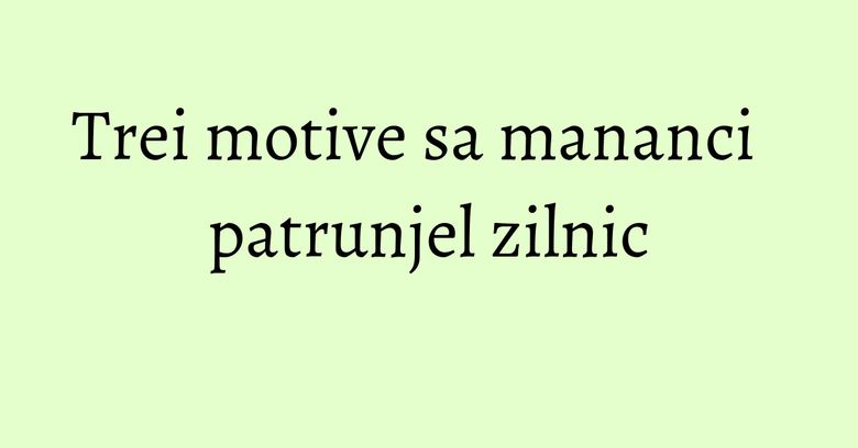 Trei motive sa mananci patrunjel zilnic Trei motive sa mananci patrunjel zilnic