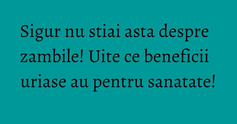 Sigur nu stiai asta despre zambile! Uite ce beneficii uriase au pentru sanatate!