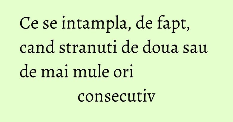 Ce se intampla, de fapt, cand stranuti de doua sau de mai mule ori consecutiv Ce se intampla, de fapt, cand stranuti de doua sau de mai mule ori consecutiv