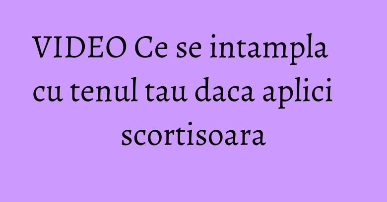 VIDEO Ce se intampla cu tenul tau daca aplici scortisoara VIDEO Ce se intampla cu tenul tau daca aplici scortisoara