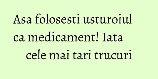 Asa folosesti usturoiul ca medicament! Iata cele mai tari trucuri