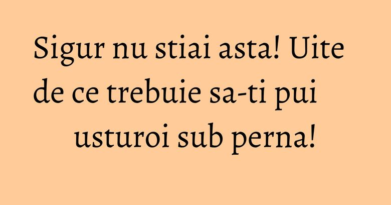 Sigur nu stiai asta! Uite de ce trebuie sa-ti pui usturoi sub perna! Sigur nu stiai asta! Uite de ce trebuie sa-ti pui usturoi sub perna!
