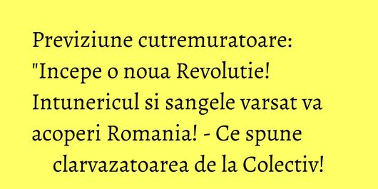 Previziune cutremuratoare: 
