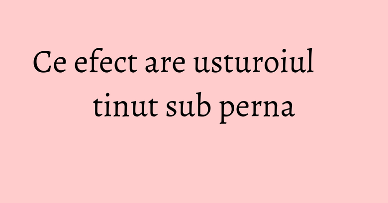 Ce efect are usturoiul tinut sub perna Ce efect are usturoiul tinut sub perna