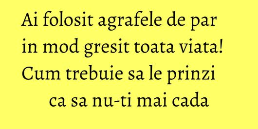 Ai folosit agrafele de par in mod gresit toata viata! Cum trebuie sa le prinzi ca sa nu-ti mai cada