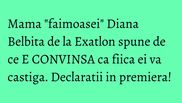 Diana Belbita mosteneste calitatile de invingatoare de la mama ei