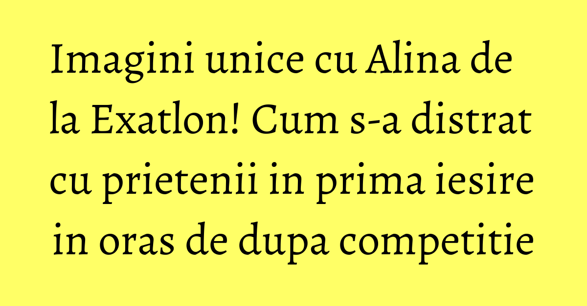 Alina Avea O Suma De Lei