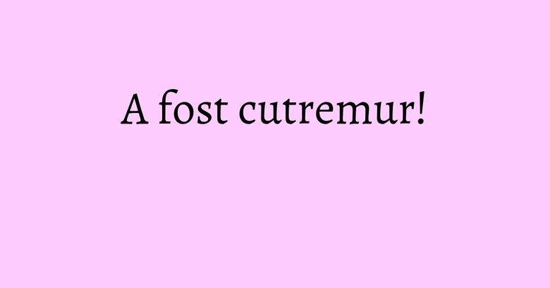 A fost cutremur! A fost cutremur!