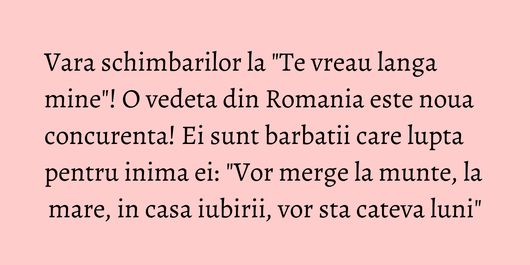 Vara schimbarilor la 