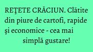  Clătite din piure de cartofi