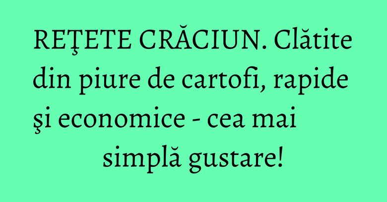  Clătite din piure de cartofi