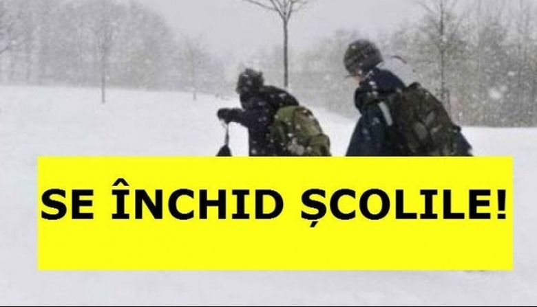 Scoli &icirc;nchise vineri 25 ianuarie 2019. Gripa &icirc;nchide scolile şi grădiniţele. P&acirc;nă c&acirc;nd vor sta acasa copiii