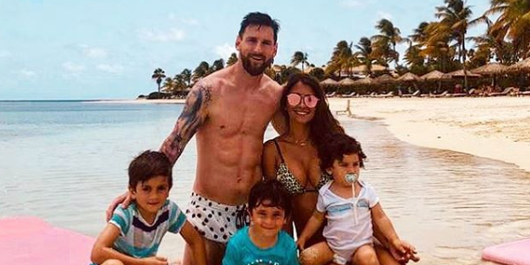 Fotografiile care au cucerit milioane de fani! Cum arata familia celebrului Messi în vacanță