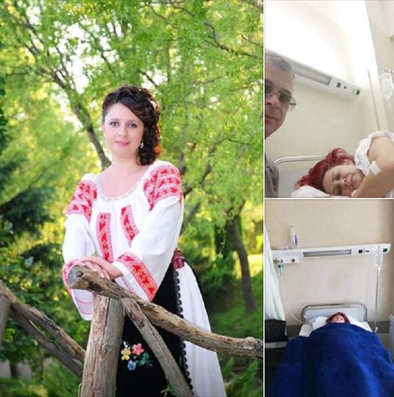 Artista Monica Pirvulescu, accident in vacanta