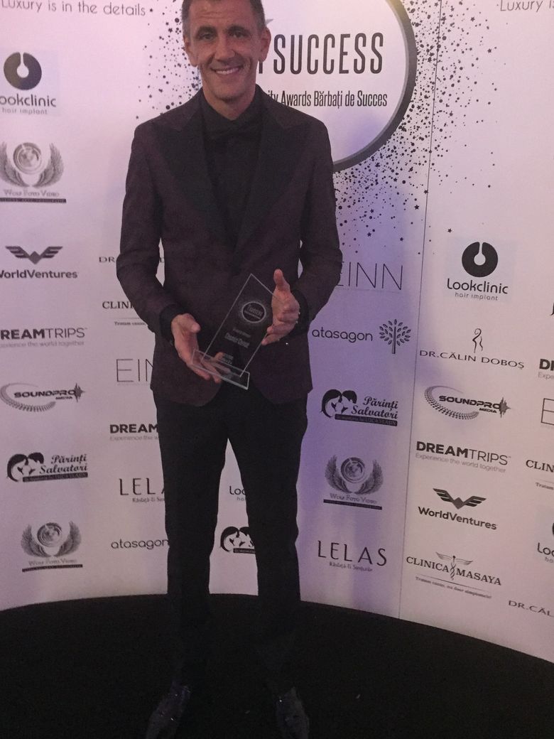 Cosmin Cernat, premiat la Gala Celebrity Awards – Barbati de succes