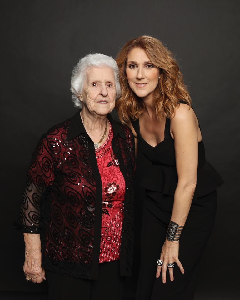 Celine Dion și mama sa