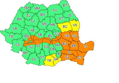 ANM a anunțat prognoza meteo pentru următoarea perioadă. COD PORTOCALIU de ninsoare!