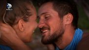 Andrei și Karina de la Survivor România, sărut pasional! Cei doi au fost surprinși în ipostaze tandre