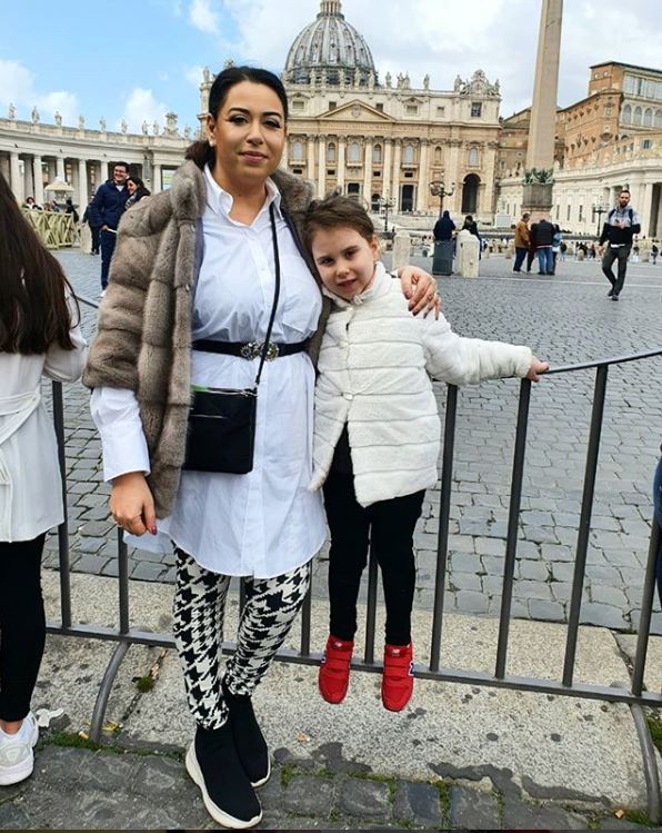 Oana Roman si fiica ei