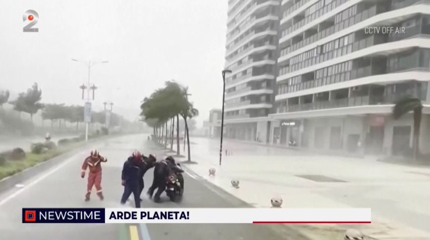 temperaturi extreme, cod rosu de canicula, taifun china