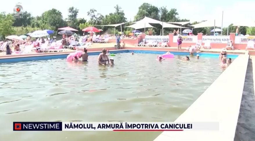 ocna sibiului, litoralul ardealului, namol, canicula