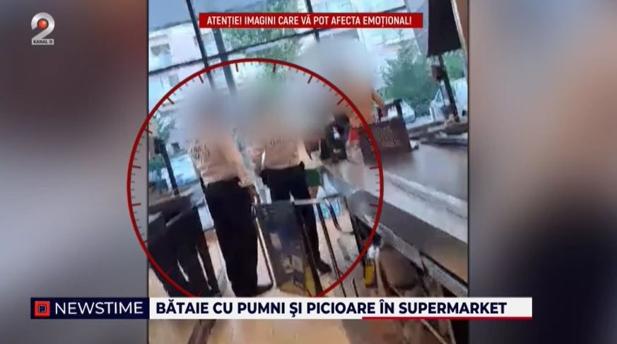 bataie supermarket, bucuresti, imagini socante