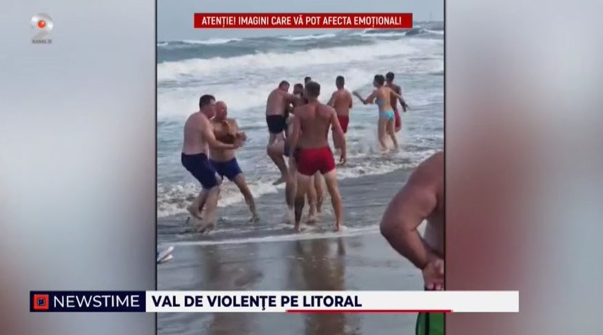 eforie nord, bataie, salvamari, turisti, litoral