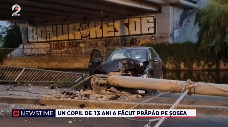 copil la volan, bucuresti, masina furata, lacul straulesti