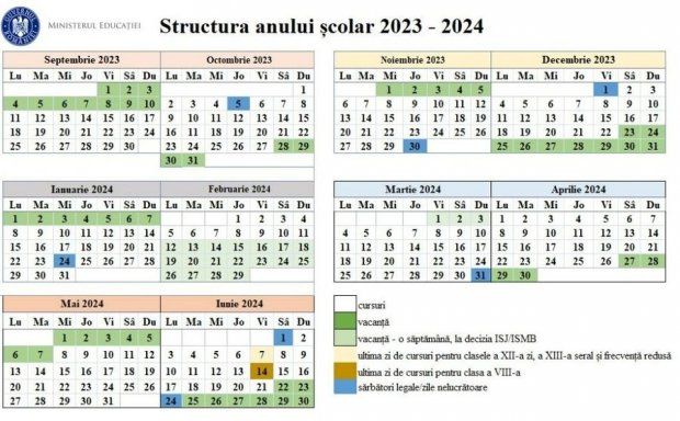 anul școlar 2023-2024 