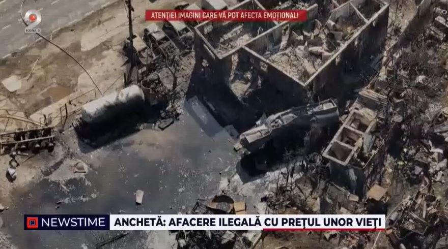 explozie crevedia, case distruse, statie gpl