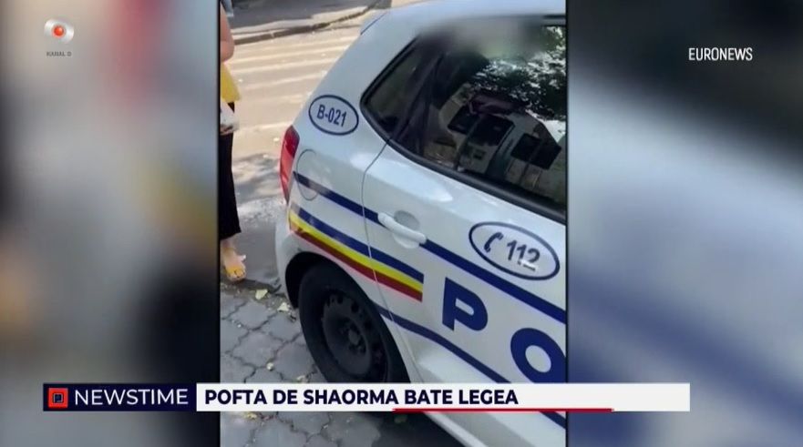 shaorma, politie, parcare neregulamentara, gogosi