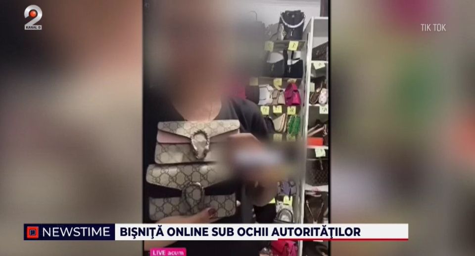 bisnitari, haine contrafacute, politia romana 