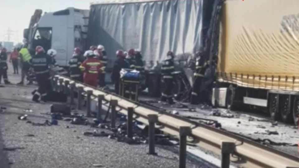 accident rutier, autostrada a1, victime accident