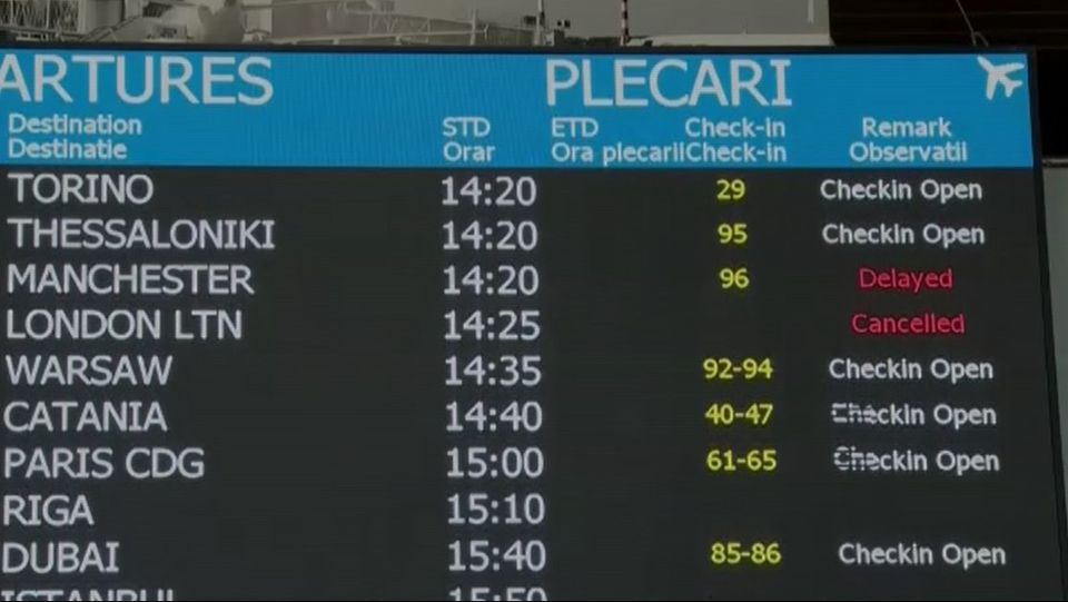 aeroport londra, aeroport incendiu, marea britanie, romani aeroport 