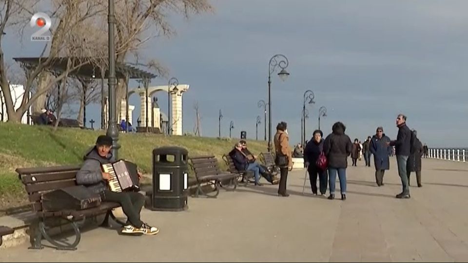 faleza constanta, marea neagra, temnperaturi ridicate, vreme decembrie 