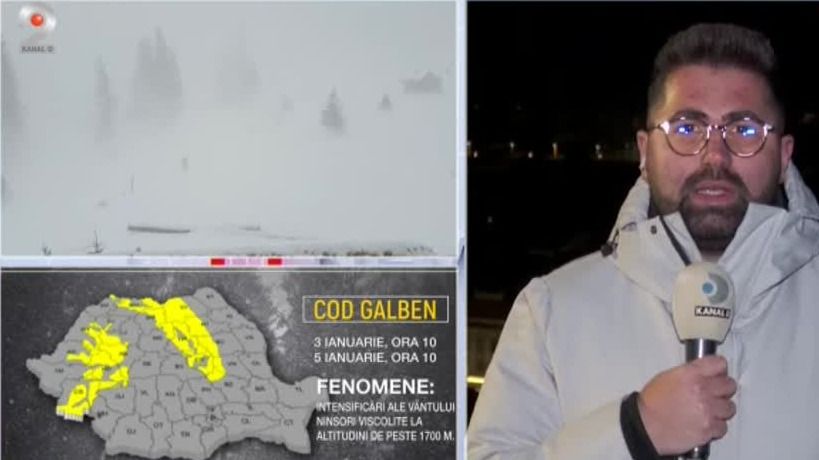 viscol, vant puternic, cod galben, ploi