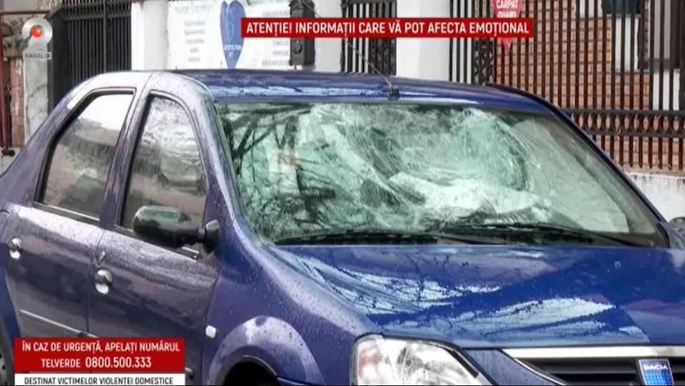 femeie agresata, ordin de protectie, masina distrusa