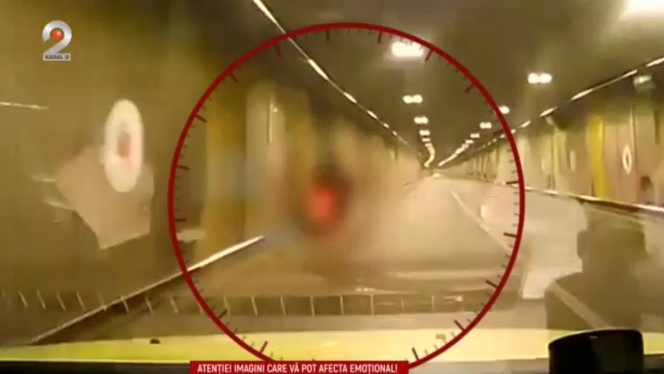 pasajul unirii, accident motor, accident capitala 