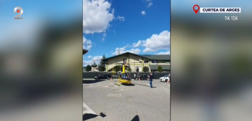 elicopter, benzinarie, curtea de arges 