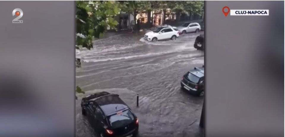 La un pas de tragedii din cauza vremii.