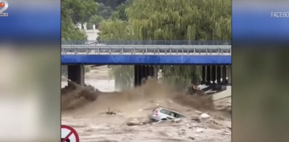 Ciclonul Boris aduce cu el inundații istorice