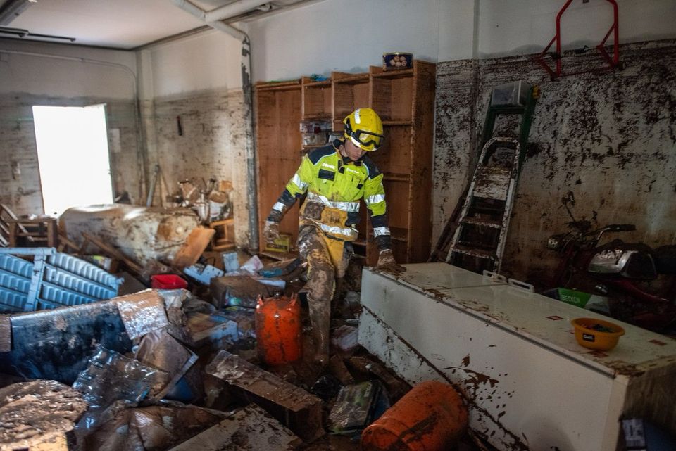  Furtuna Dana din Spania a creat mari catastrofe.