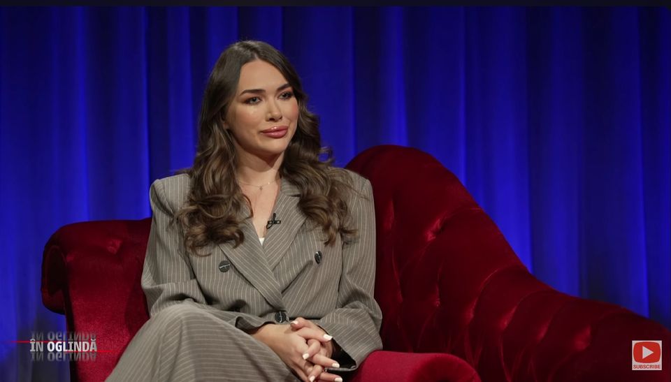 Iustina Luchian, &icirc;n lacrimi, &icirc;n cadrul emisiunii &bdquo;&Icirc;n Oglindă&rdquo;.