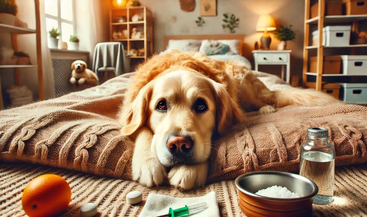 caine, simptome, boala