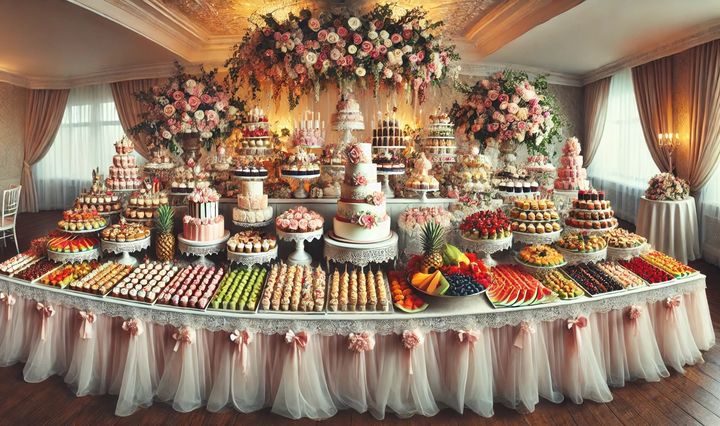 candy bar, fruit bar, nunta